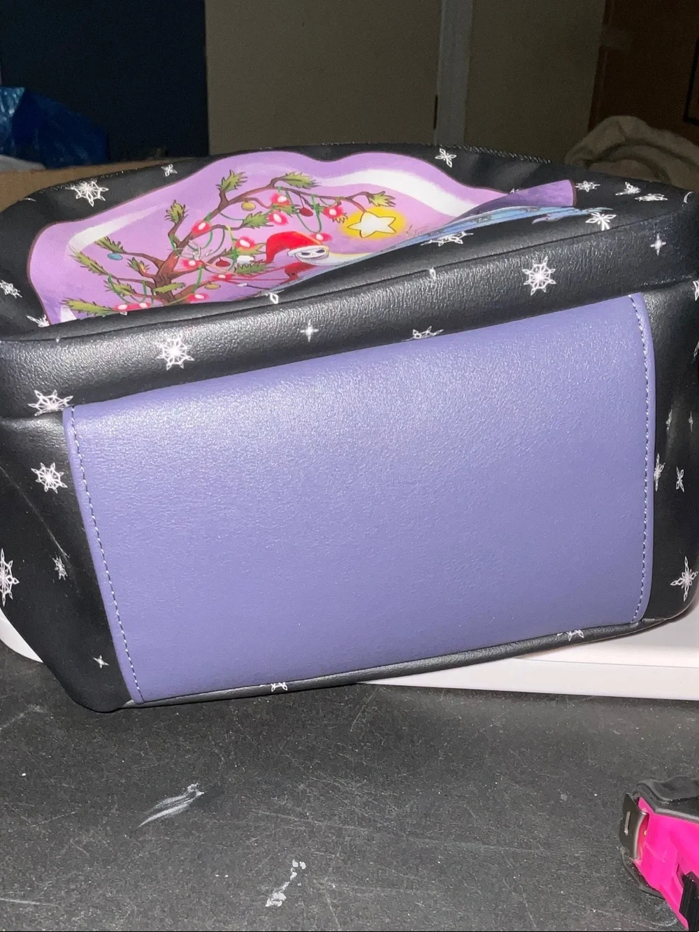 Disney The Nightmare Before Christmas Mini Backpack - Black & Purple - Picture 4 of 10